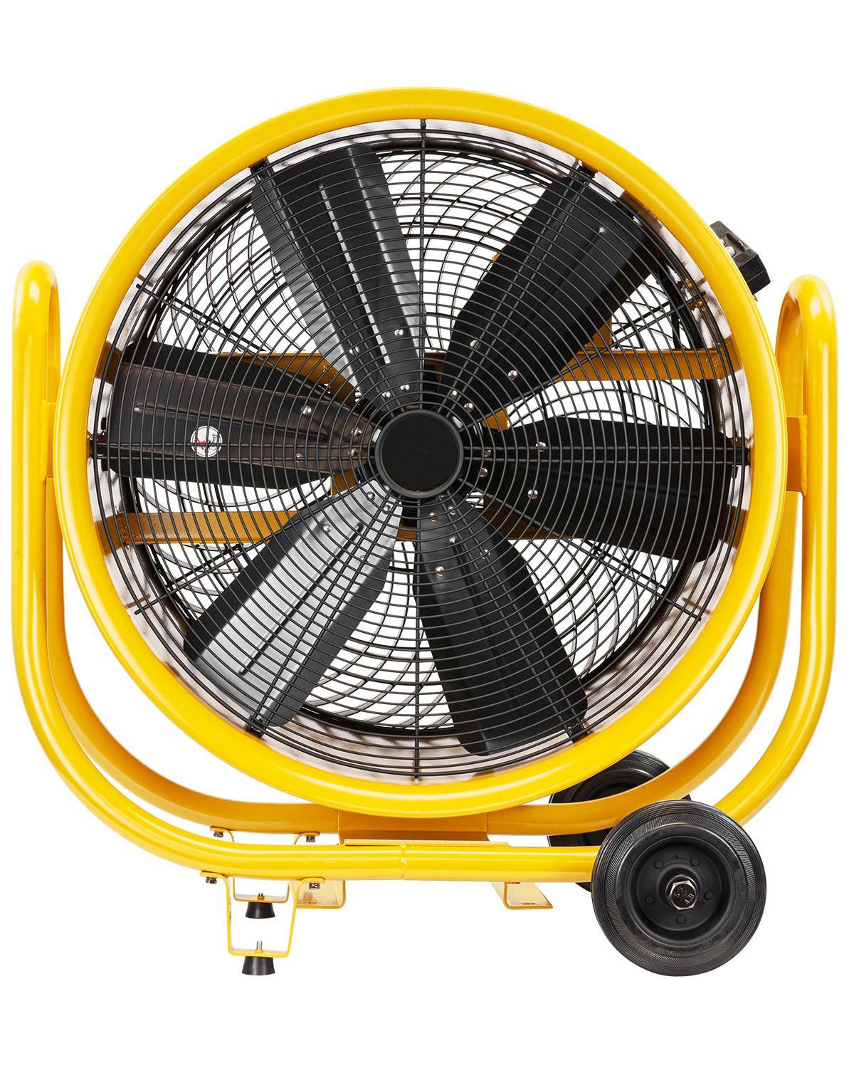24″ Industrial High-Velocity Drum Air Circulator Exhaust Fan